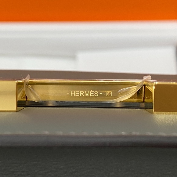 2023 Hermès CONSTANCE 18 MINI MIRROR GREY GRIS MEYER VEAU SWIFT LEATHER BAG GHW - Picture 8 of 16